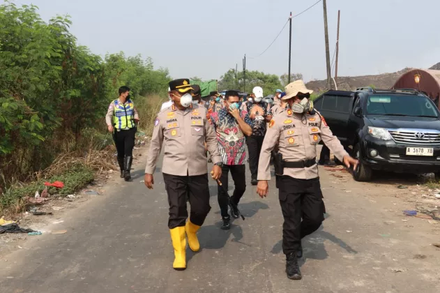 Polisi Perketat Pengamanan TPA Jatiwaringin dan Pantau Pengungsian Warga Terdampak