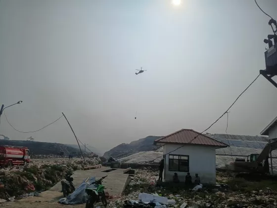 Hari Ke-10 Kebakaran TPA Jatiwaringin, Pemadaman Capai 95 Persen