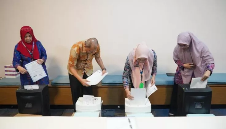 BPKAD Kabupaten Tangerang Musnahkan Arsip Habis Masa Retensi