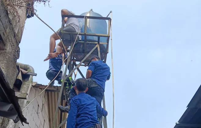 Jangan Sampai Terjadi pada Anda! Niat Bersihkan Toren Air, Mahasiswa Ini Malah Alami Insiden Mengerikan