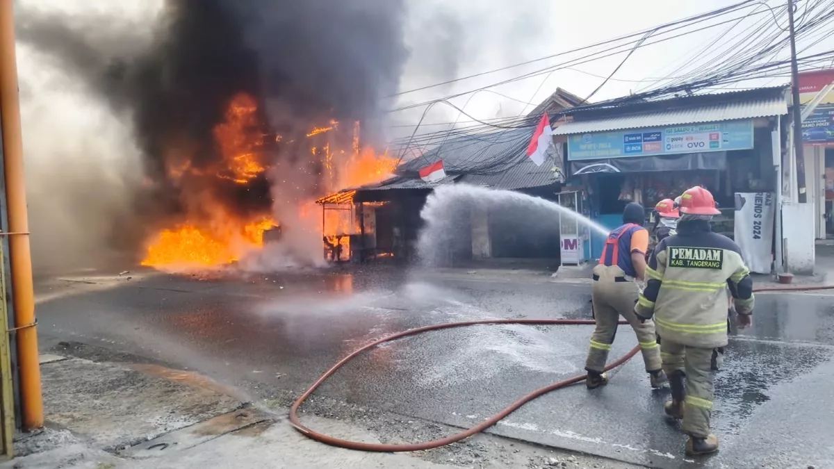 Kebakaran di Balaraja Hanguskan Bengkel dan Rumah Warga, Kerugian Tembus Ratusan Juta Rupiah! 