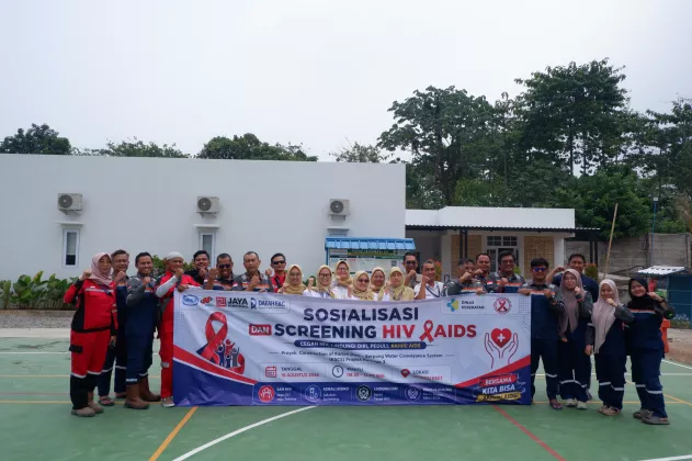 Peduli Kesehatan Pekerja, JV KSCS Paket 3 Gelar Edukasi dan Skrining HIV/AIDS