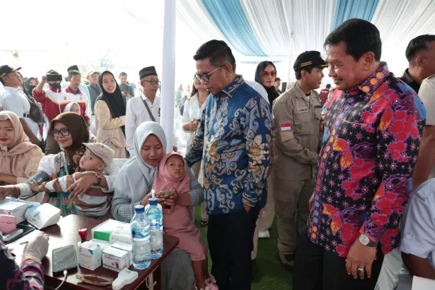 Gubernur Banten Tinjau Cek Kesehatan Gratis di Mauk, Target Program Lampaui 48 Persen