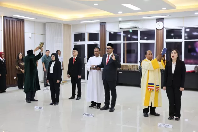 Lantik 4 PPAT, Ini Pesan Kepala Kantor Pertanahan Kabupaten Tangerang