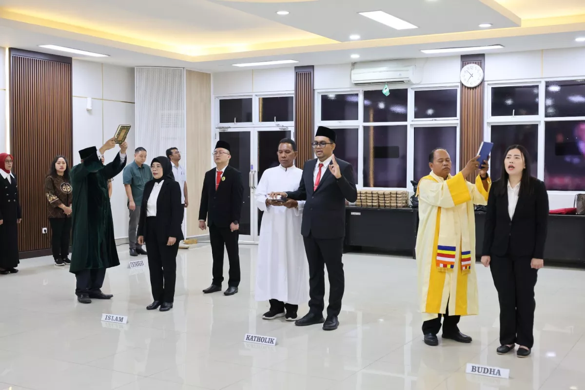 Lantik 4 PPAT, Ini Pesan Kepala Kantor Pertanahan Kabupaten Tangerang