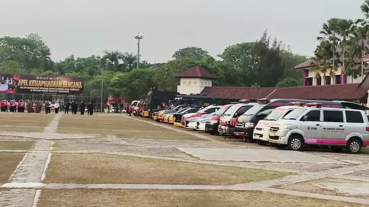 Antisipasi Dampak Erupsi Gunung Anak Krakatau, Pemkab Tangerang Siagakan Ambulans hingga Water Cannon