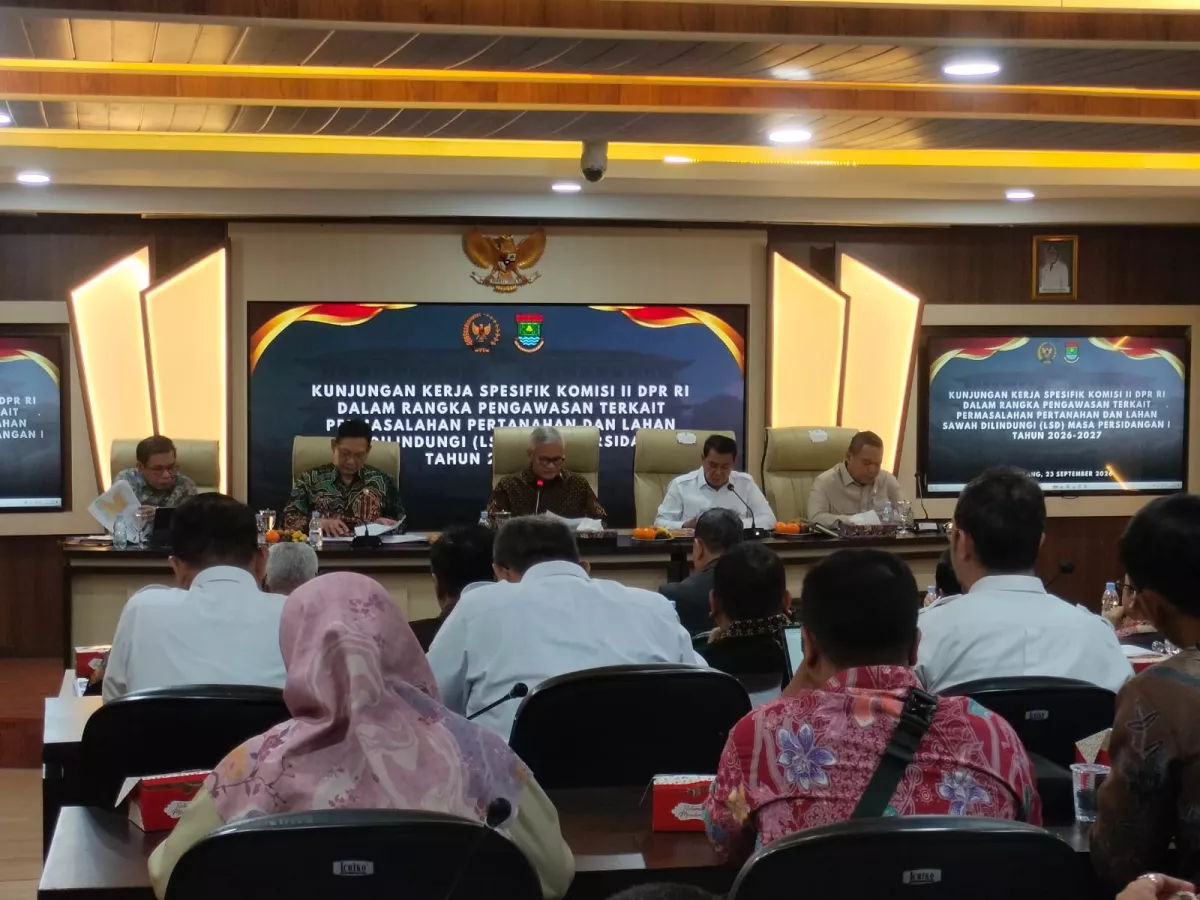 Kalah dari Industri dan Perumahan, Capaian Sawah Dilindungi Tangerang Jadi Perhatian DPR