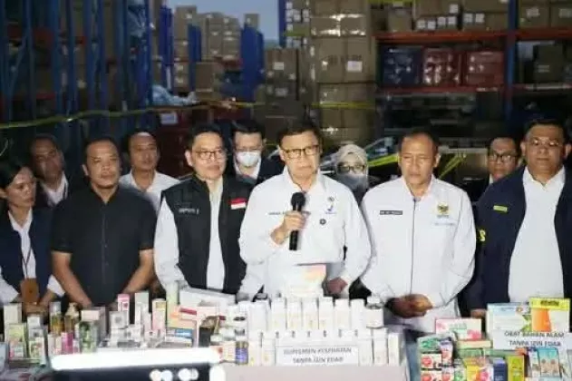 BPOM Gerebek Gudang Kosmetik Ilegal di Tangerang, Barbuk Senilai Rp 25,1 Miliar Disita!