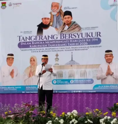 Tangerang Bersyukur, Momentum Doa Bersama Peringati HUT Ke-394 Kabupaten Tangerang 