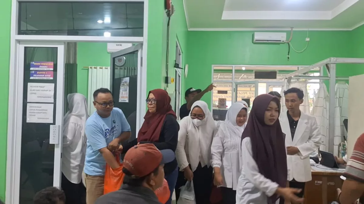Rakyat Memberi Kembali Sapa Warga Tangerang, Bagikan Makanan Gratis untuk Pasien dan Nakes Puskesmas