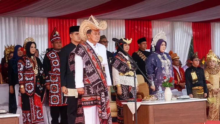 Pakaian Adat Nusantara Warnai Upacara Hari Jadi Ke-394 Kabupaten Tangerang
