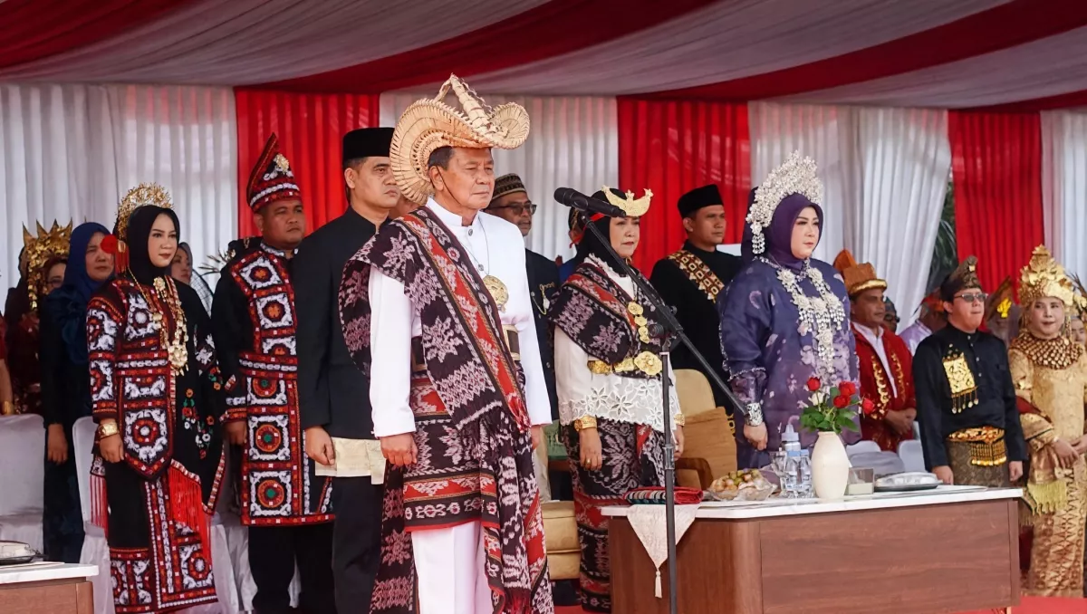 Pakaian Adat Nusantara Warnai Upacara Hari Jadi Ke-394 Kabupaten Tangerang