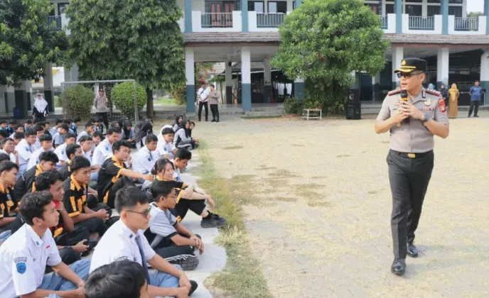 Kapolres MetroTangerang Ingatkan Pelajar Tidak Terjerumus Narkoba dan Geng Motor