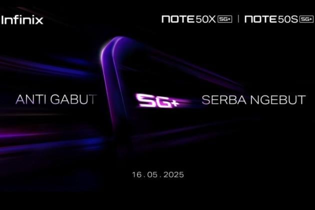 Infinix NOTE 50S 5G+ dan NOTE 50X 5G+ Segera Masuk Indonesia