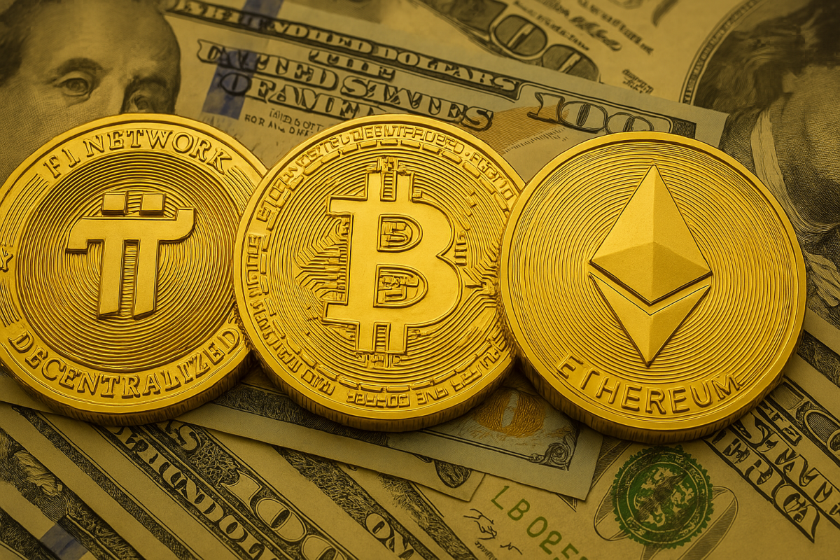 Bitcoin, Ethereum, dan Pi Network: Tiga Kekuatan Kripto yang Mengubah Wajah Keuangan Dunia