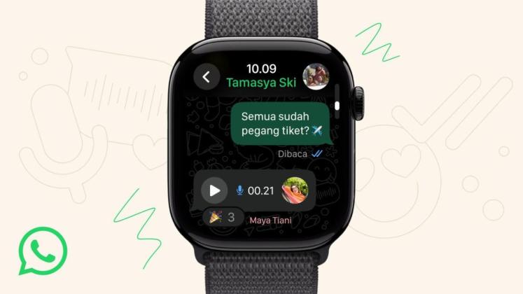 WhatsApp Resmi Hadir di Apple Watch, Kini Bisa Kirim Pesan Suara dan Balas Chat Langsung