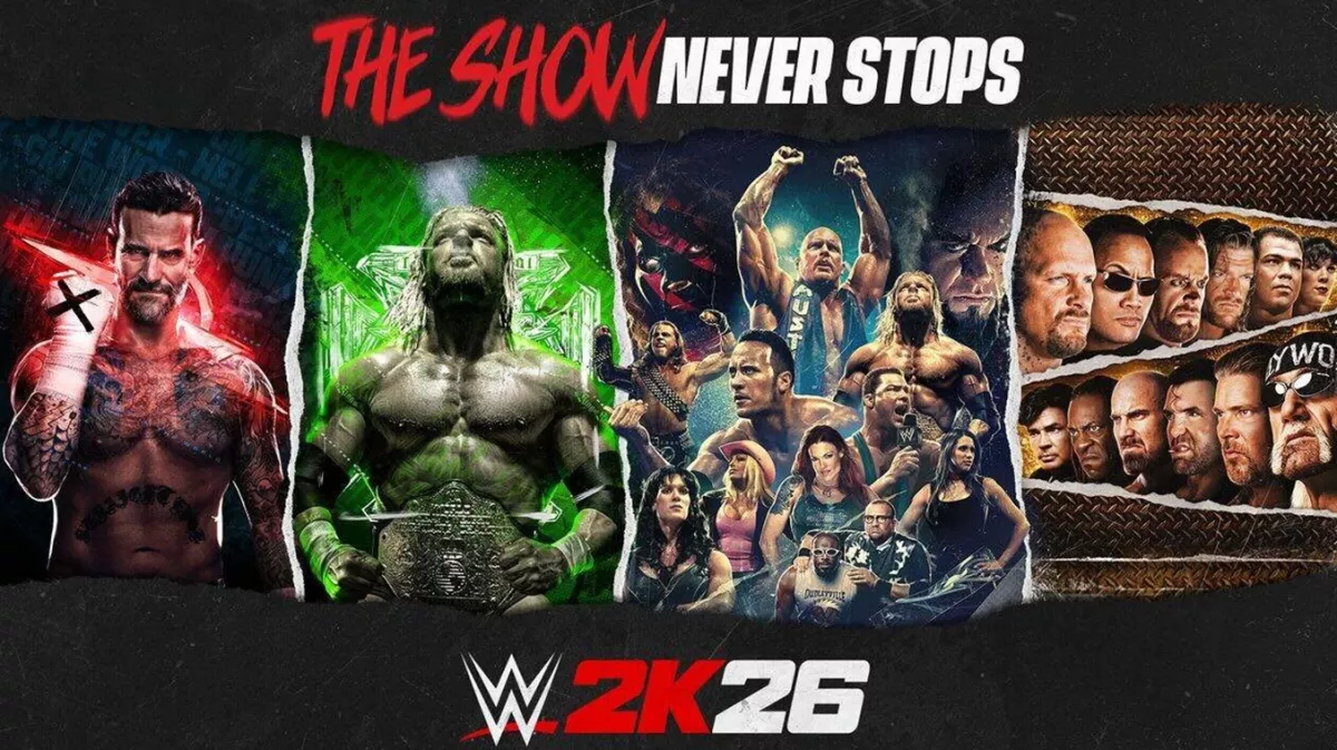 COMEBACK! WWE 2K26 Diumumkan, CM Punk Jadi Ikon Utama