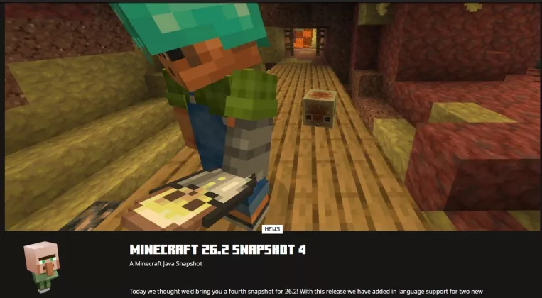 UPDATE TERBARU! Minecraft 26.2 Snapshot 4: Bioma Sulfur Makin Ngeri & Realistis