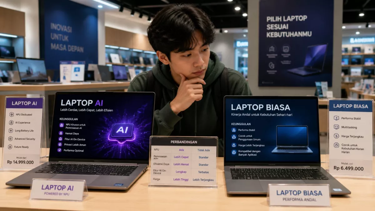 Laptop AI Mulai Bermunculan, Apa Bedanya dengan Laptop Biasa?