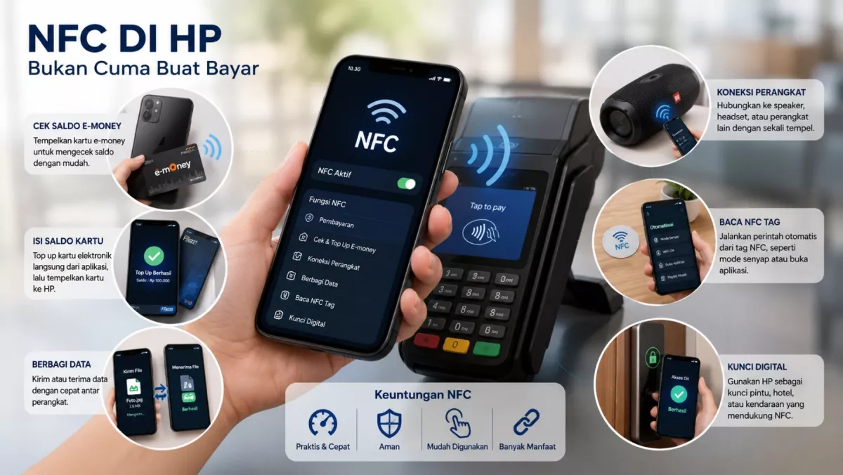 NFC di HP Ternyata Punya Banyak Fungsi, Bukan Cuma Buat Bayar