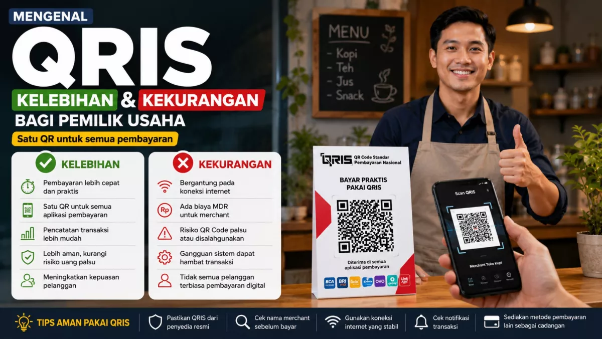 Mengenal Kelebihan dan Kekurangan QRIS bagi Pemilik Usaha