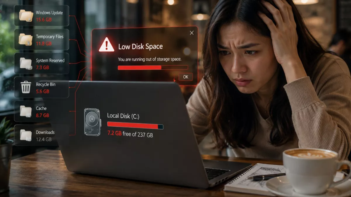 Penyebab Laptop Kehabisan Penyimpanan Padahal Jarang Digunakan