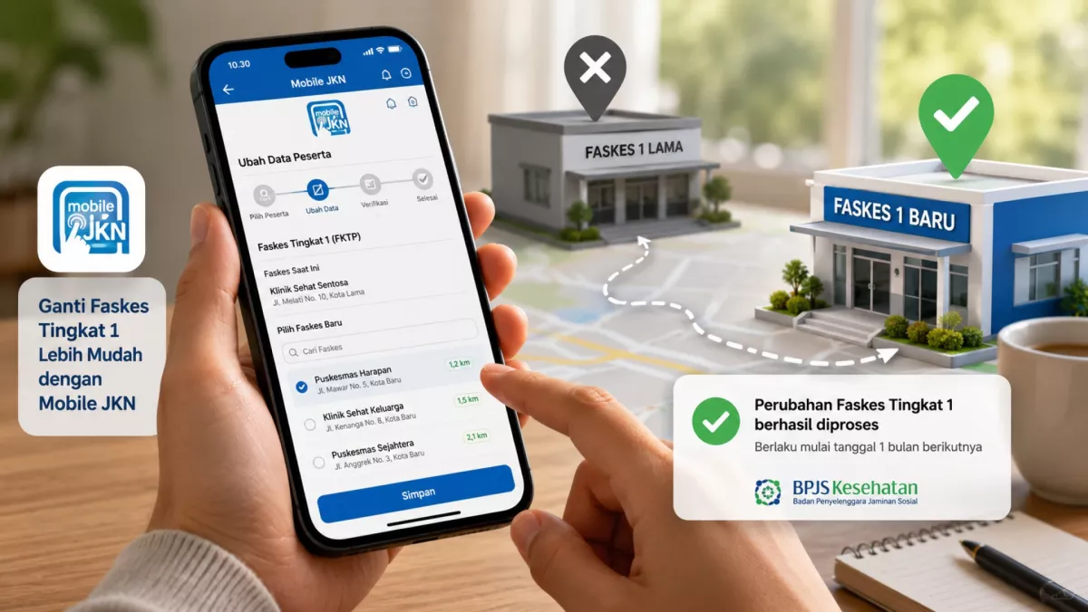 Cara Ganti Faskes Tingkat 1 dengan Mobile JKN biar Lebih Dekat dari Domisili Terbaru