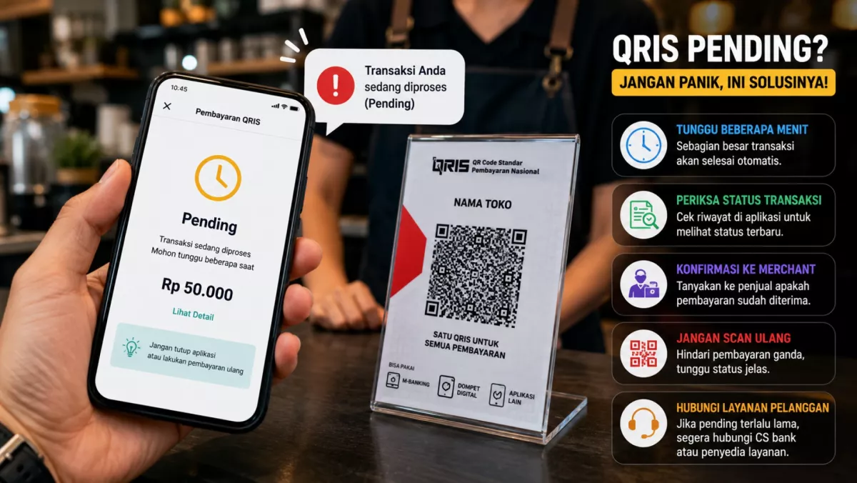 QRIS Pending saat Bayar? Jangan Panik, Begini Solusinya