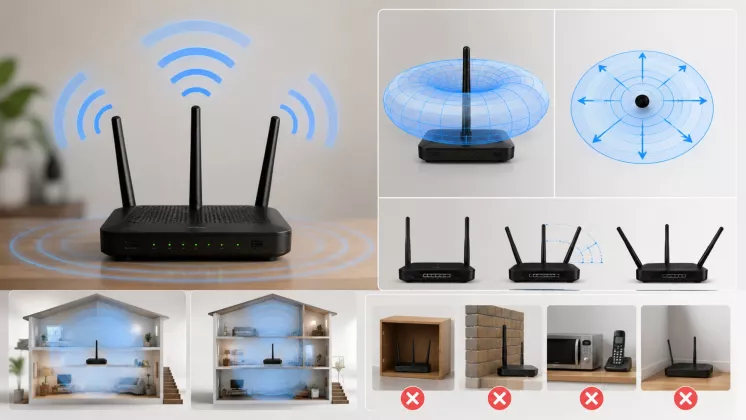 Ke Arah Mana Antena WiFi Router Harusnya Menghadap agar Optimal? 