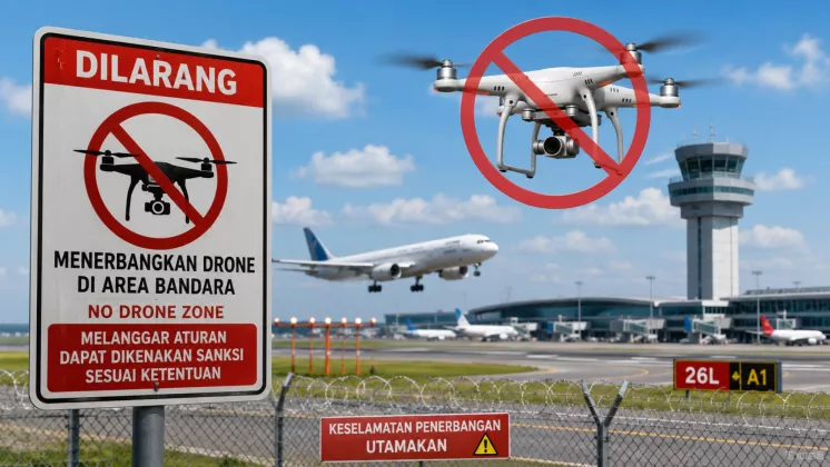 Kenapa Drone Dilarang Terbang di Dekat Bandara? Ini Alasannya