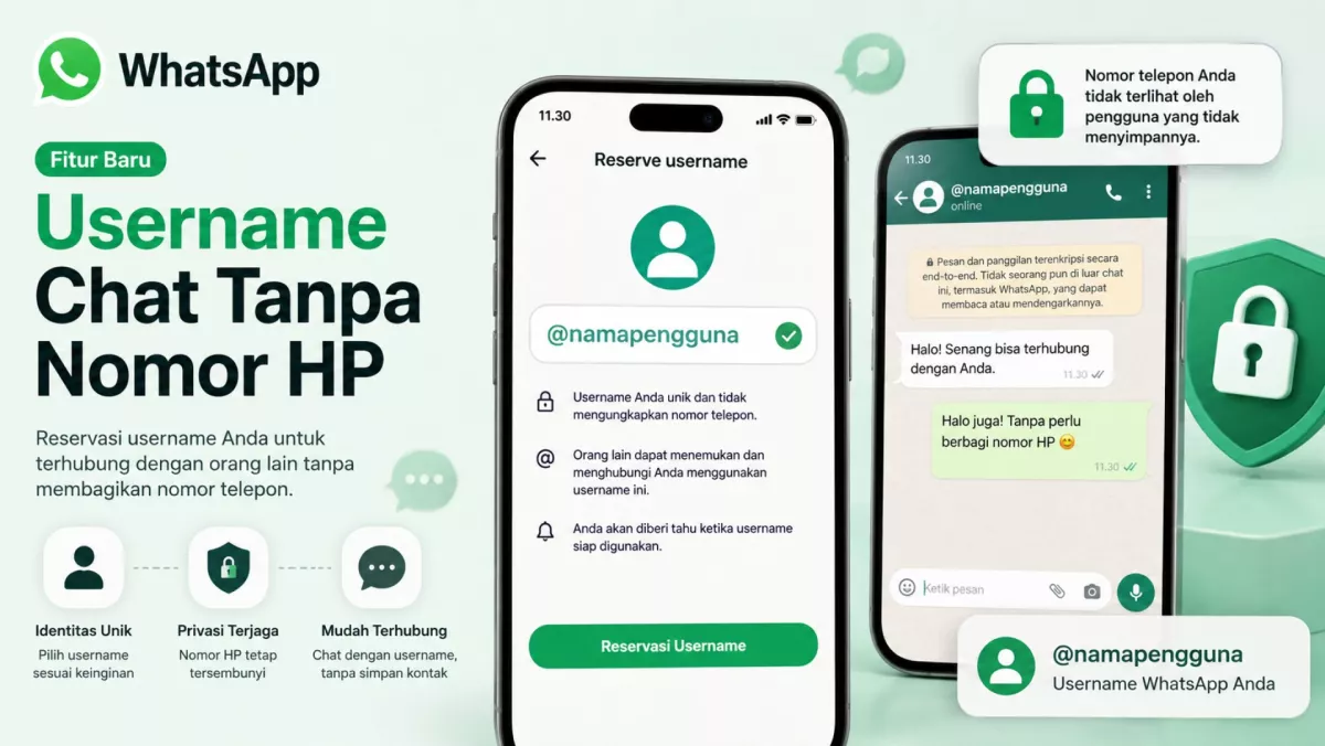 WhatsApp Siapkan Fitur Username, Chat dengan Orang Lain Tak Perlu Nomor HP