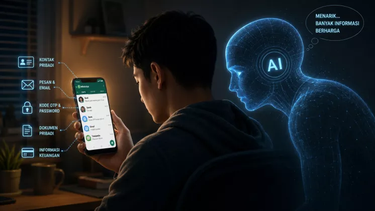 Apa Risiko Membiarkan AI Melihat Layar HP atau Laptopmu? Ini Dia