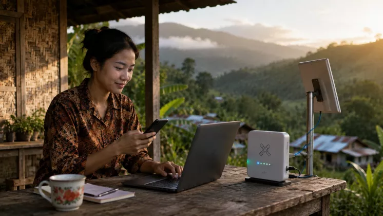 Tak Ada Fiber Optik di Daerahmu? Internet Satelit Bisa Jadi Jawabannya
