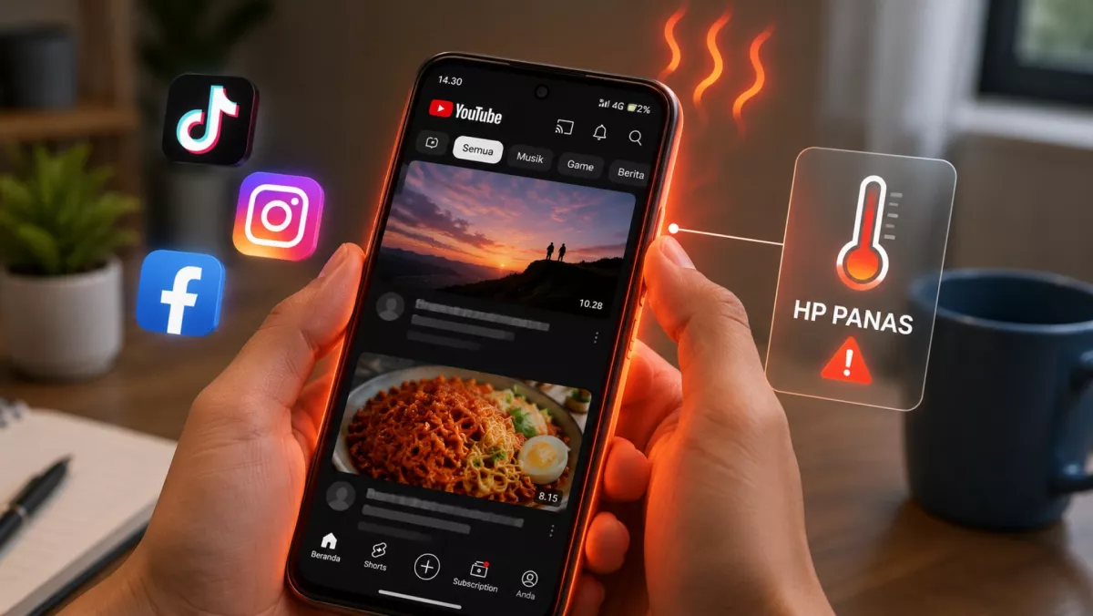 HP Terasa Panas saat Buka Medsos, Normalkah Itu? Cari Tahu di Sini