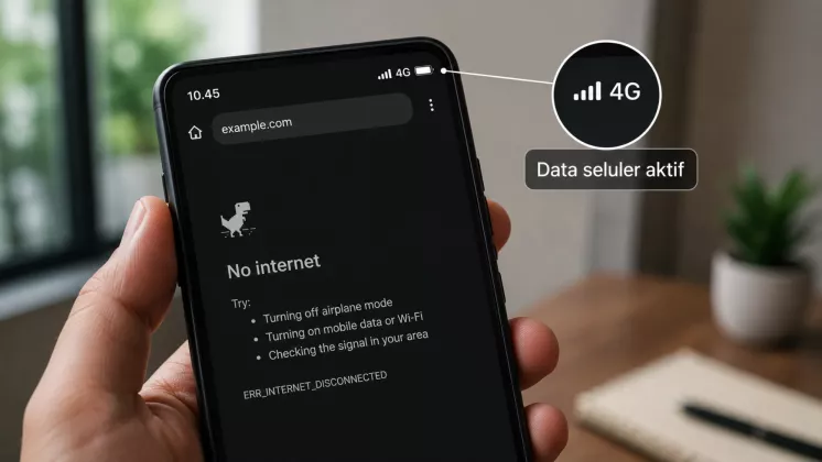 Data Seluler Aktif tapi Internet Tidak Jalan, Ini yang Sering Menjadi Penyebab