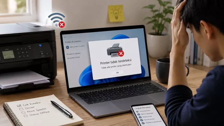 Printer Tidak Terdeteksi di Laptop? Begini Cara Mengatasinya