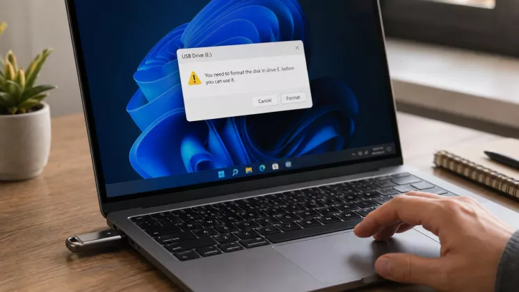 Flashdisk Minta Diformat saat Dicolok ke Laptop, Jangan Buru-buru Klik Format