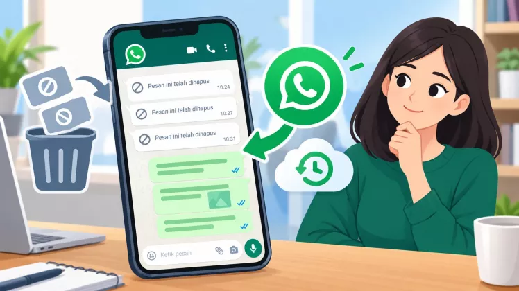Bisakah Pesan WhatsApp yang Sudah Dihapus Dipulihkan Kembali? Ini Cara dan Syaratnya