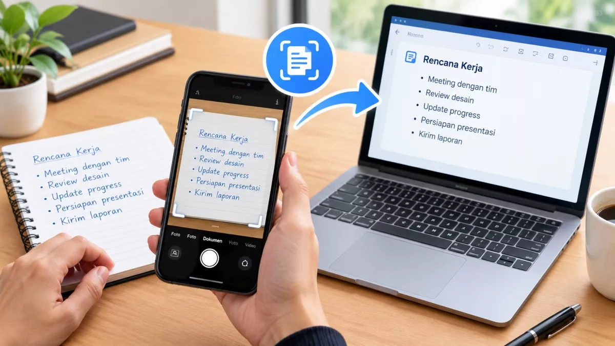 Cara Mengubah Tulisan Tangan Menjadi Teks Digital tanpa Mengetik Ulang