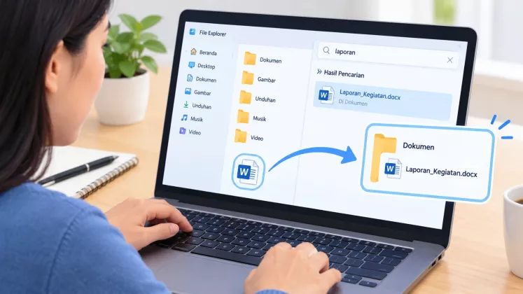 Cara Menemukan File yang Tidak Sengaja Dipindahkan ke Folder Lain