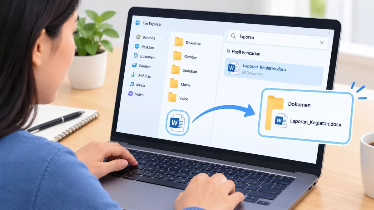 Cara Menemukan File yang Tidak Sengaja Dipindahkan ke Folder Lain