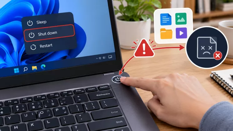 Benarkah Mematikan Laptop dengan Menekan Tombol Power Bisa Merusak File? Ini Penjelasannya