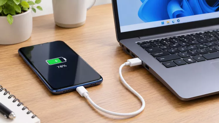 Benarkah Mengisi Daya HP melalui Laptop Lebih Lambat daripada Charger Biasa?