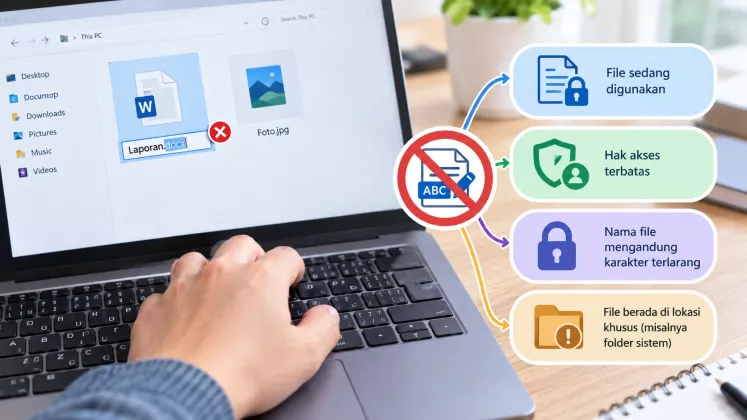 Mengapa File di Komputer Terkadang Tidak Bisa Diganti Namanya? Ini Penyebab dan Cara Mengatasinya