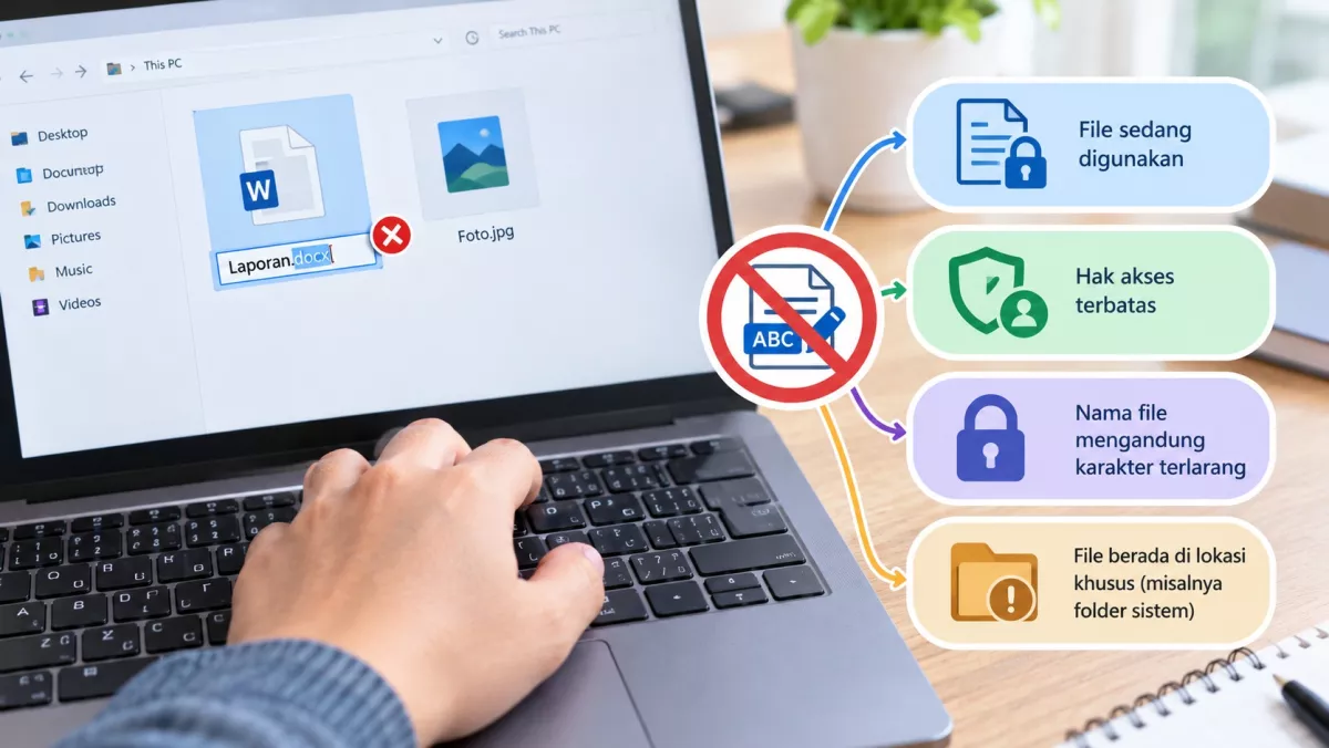 Mengapa File di Komputer Terkadang Tidak Bisa Diganti Namanya? Ini Penyebab dan Cara Mengatasinya