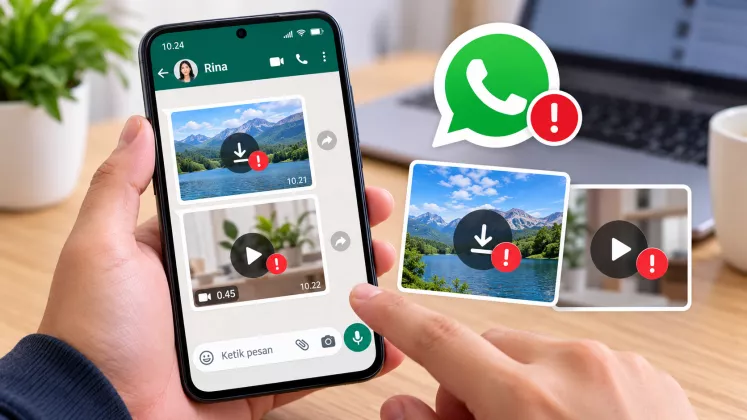 Cara Mengatasi WhatsApp yang Tidak Bisa Mengunduh Foto dan Video