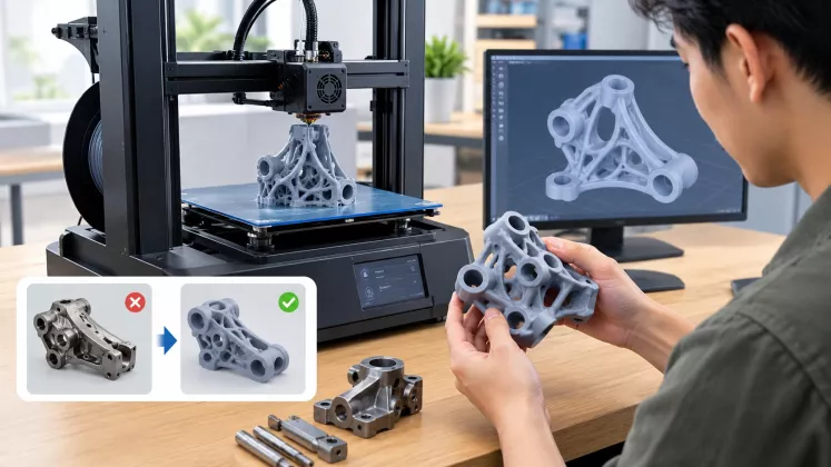 Bagaimana Printer 3D Bisa Membuat Komponen dengan Bentuk yang Sulit Diproduksi secara Konvensional?