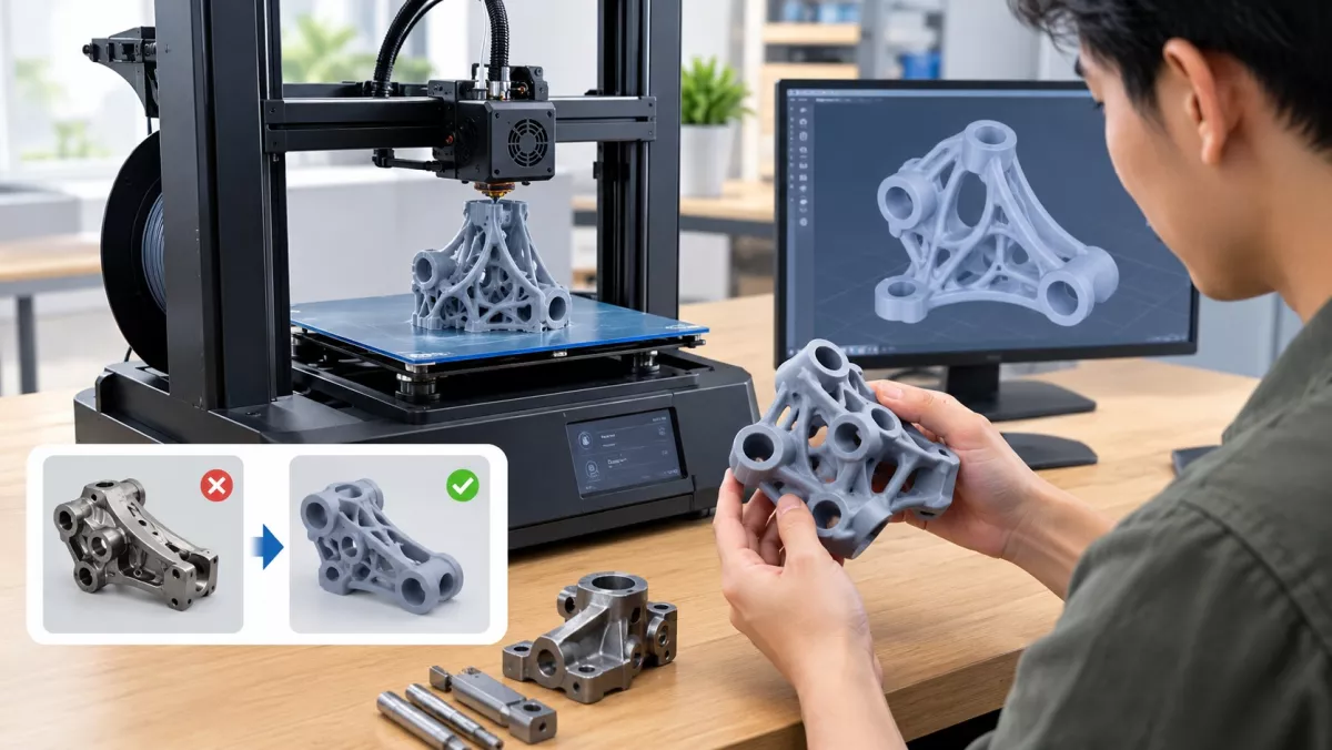 Bagaimana Printer 3D Bisa Membuat Komponen dengan Bentuk yang Sulit Diproduksi secara Konvensional?