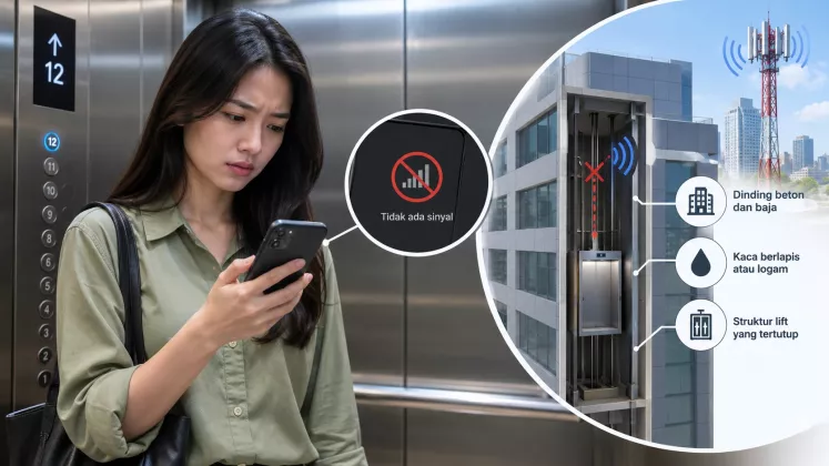 Mengapa HP Suka Kehilangan Sinyal di Dalam Lift atau Gedung Tertentu?