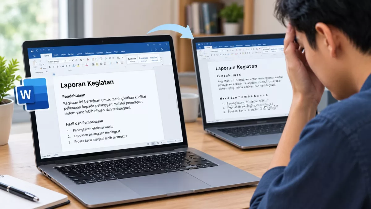 Mengapa File Word Tampak Berantakan saat Dibuka di Komputer Lain? Ini Penyebab dan Cara Mengatasinya